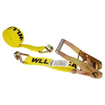 2x30 Yellow Ratchet Strap (J-Hook)