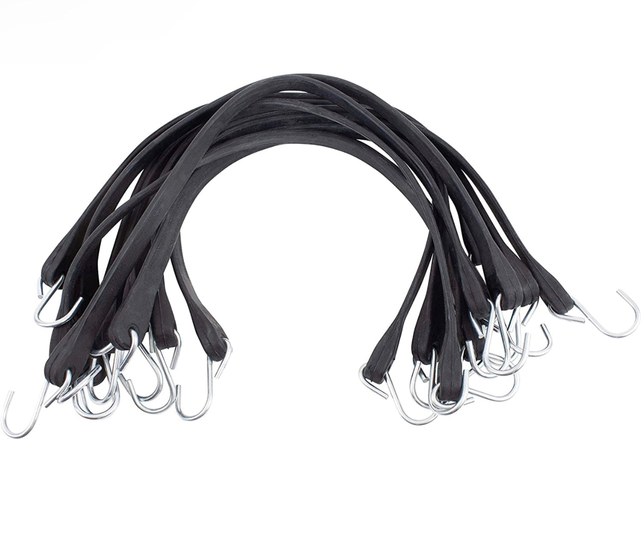 21" Rubber Ties (10 Pk)