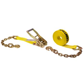 2x30 Yellow Ratchet Strap (Chain)