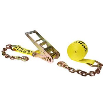 3x30 Yellow Ratchet Strap (Chain)