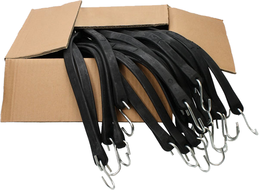 21" Rubber Ties (Box)